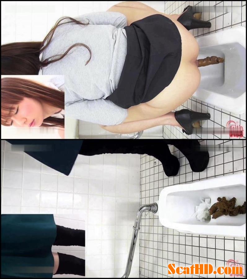 Spy camera in public toilet filmed poop girls. (Amateur shitting, Jav Scat)[FullHD 1080p]