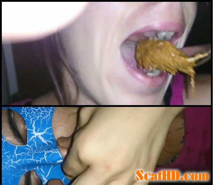 Real Feeding - Amateur Scat Real Feeding Teen Girl Slave [FullHD 1080p]