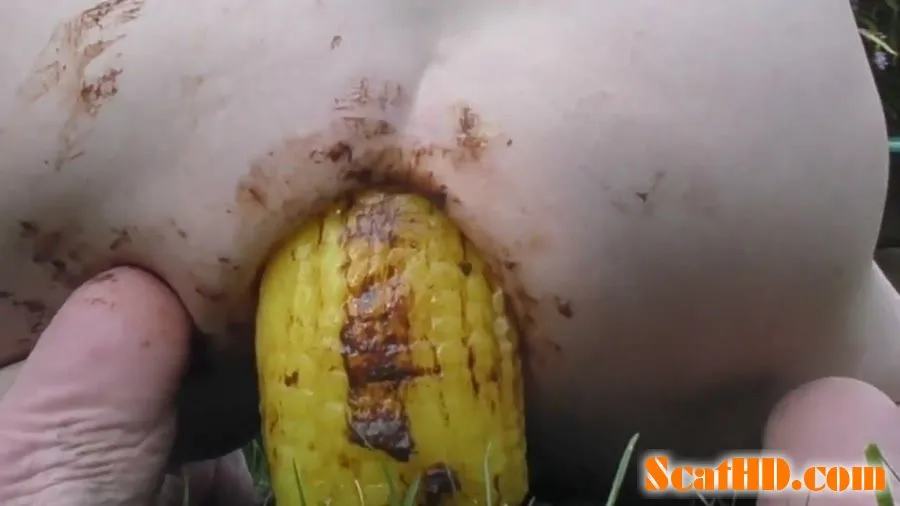 Dirtygardengirl - Shitty Corn Dildo [FullHD 1080p]