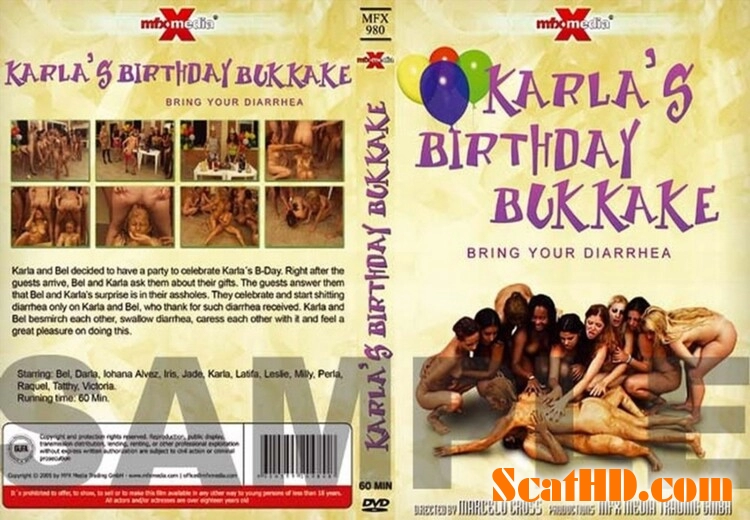 Karla, Bel - Karlas Birthday Bukkake [DVDRip]