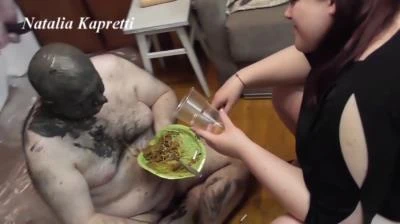 Natalia Kapretti - Feeding, Pushing Down Shit In The Pig’s Throat [FullHD 1080p]