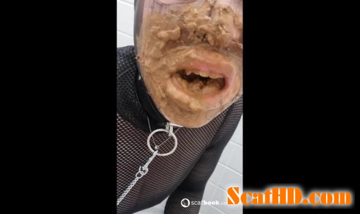Scatlina - The slave eats her master's shit from the toilet [HD 720p]