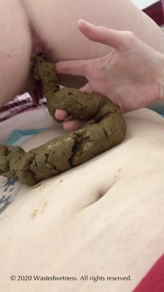 Wastedwetness - Lesbian Scat – Huge Shit On Me [FullHD 1080p]