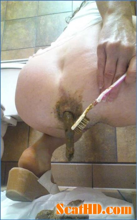 Intense Solo Play with Toothbrush and Lingerie in FullHD