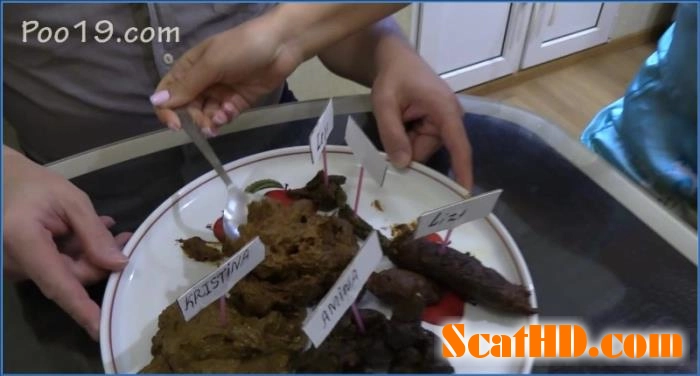 Milana Smelly's Scat-Shop Exclusive: Girls Dominate and Feed Slave