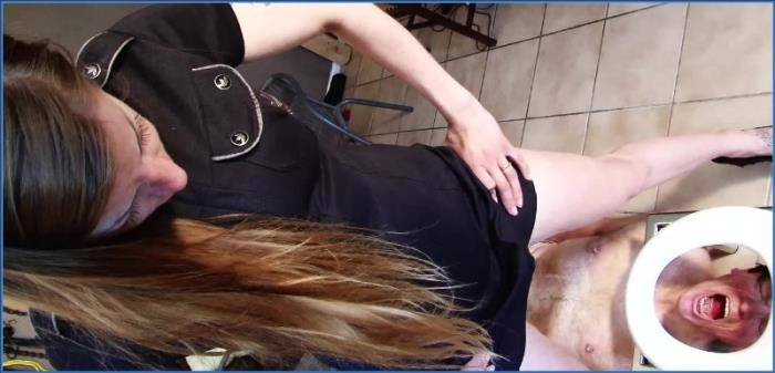 Scat Queens Berlin: Lady Amy and Lady Atropa Dominate Toilet Slave download from ScatHD.com 