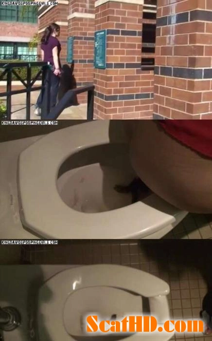 Alina, Demi, Aspen: Intimate Moments in Public Restroom Pooping