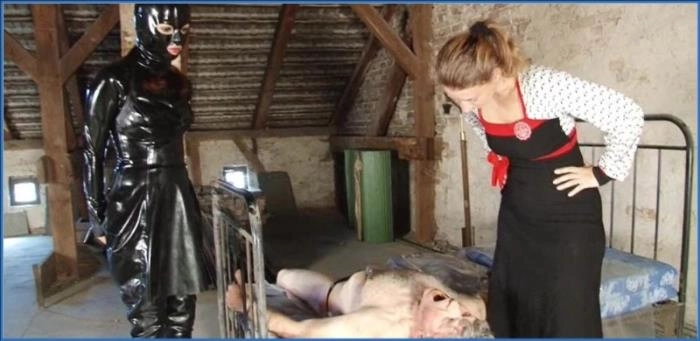 Download Lady Amy and Lady Atropa Dominate Toilet Slave in Scatmeal for One P2 Scathd.com