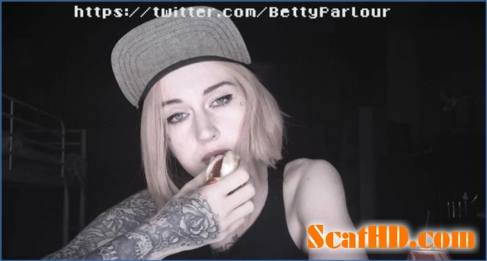 DirtyBetty’s Scat Fetish: Hot-Dog Challenge and Cum Play