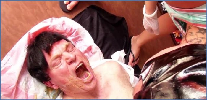 Scatqueens Berlin: Lady Hanna P3 with Lady Amy and Lady Atropa in HD download from ScatHD.com 