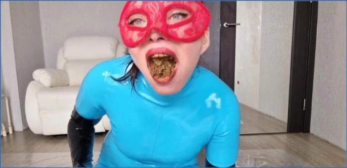 Latex Fetish Scat Session with Scatlina: 11 Intense Loads