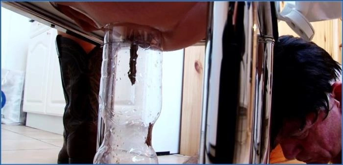 German Femdom Scat Session with Lady Amy and Lady Atropa in HD