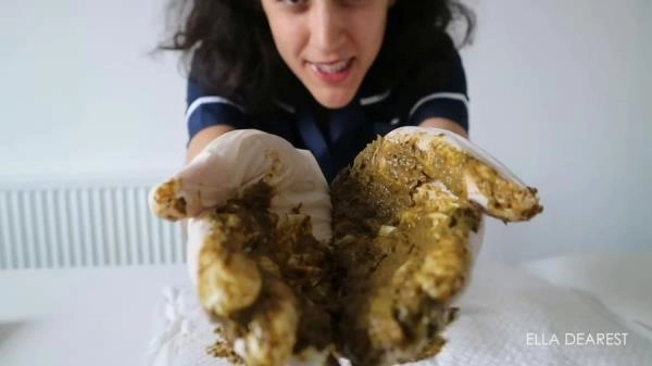 Nurse Ella Shit Inspection [HD 720p] Solo, Defecation