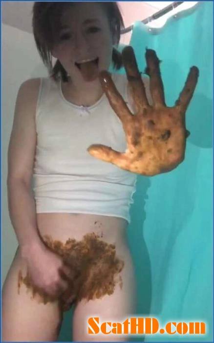 Intense Solo Scat Play with Pigtails and Dirty Talk download from ScatHD.com 