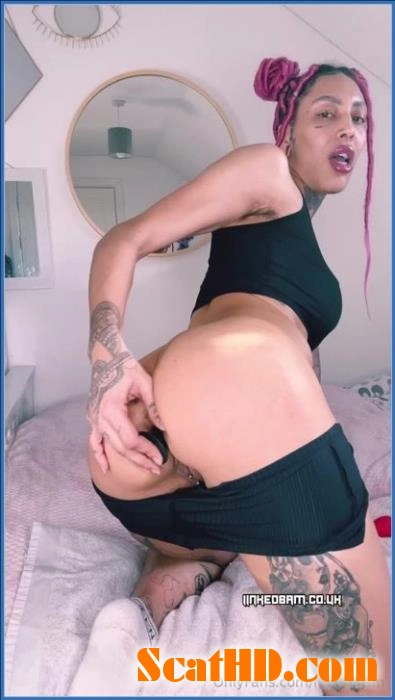 Inked Bambi's Intense Foodplay and Enema Adventure in HD Scat Video