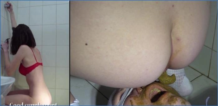 MilanaSmelly Facesitting and Dominating as Erotic Toilet Slavery Unfolds download from ScatHD.com 
