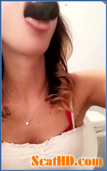LilbuttLex Anal Beads and Gaping Ass to Mouth HD Scat clip download from ScatHD.com 