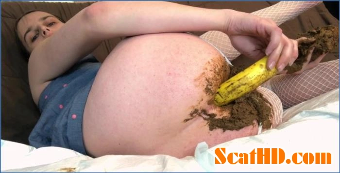 Download Emily Milk in gnarly Shemale Scat Action- Banana Butt Magic FullHD ScatHD.com