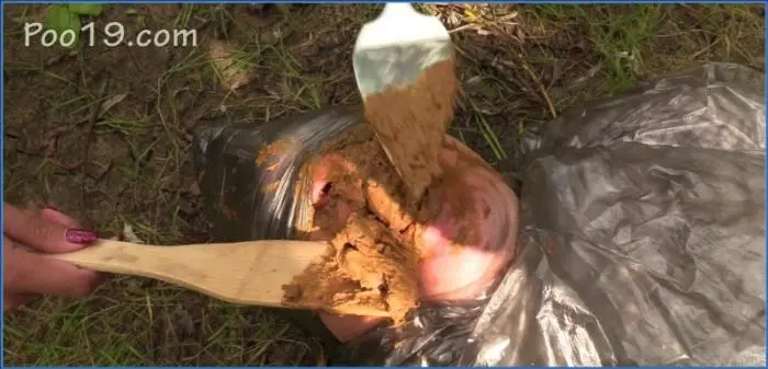 Milana Smelly Brutal Russian Scat Porn Featuring CBT and Masturbation in the Forest download from ScatHD.com 