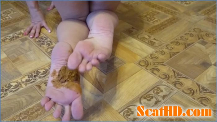 Foot Fetish With Shit- Brown Wife Smearing and Piss Action download from ScatHD.com 