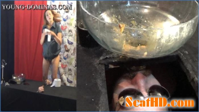 Shit Eating- Stupid Slaves in Black Box Poop Receiver Part 2 Smearing Kaviar download from ScatHD.com 