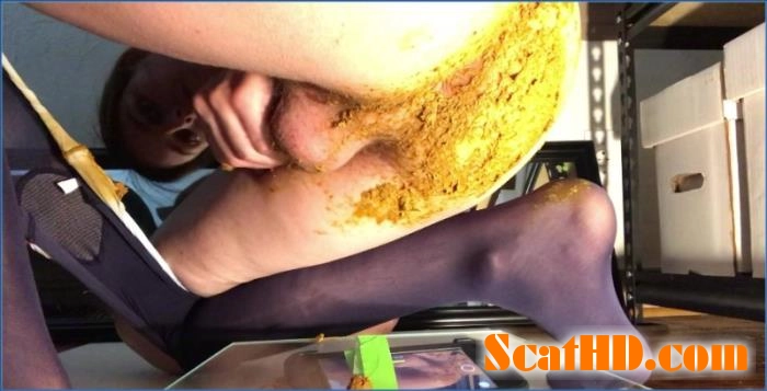 Emily Milk: savage Scat Play in Sheer Panties Full HD download from ScatHD.com 