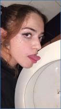Licking Toilet with Malafalda: Puke, Foodplay in Action