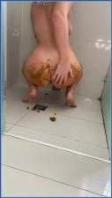 Filthy Skye's Wild Scat Anal video with Toys and Smearing