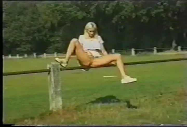 Fanny Steel Takes Her Watersports Outdoors in a Classic German Release download from ScatHD.com 