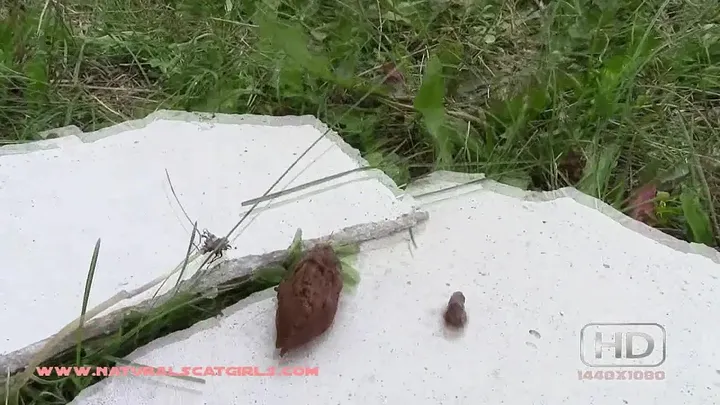 Natural Scat Girl Relaxes and Lets It Go in Solo Sludge - scat/copro